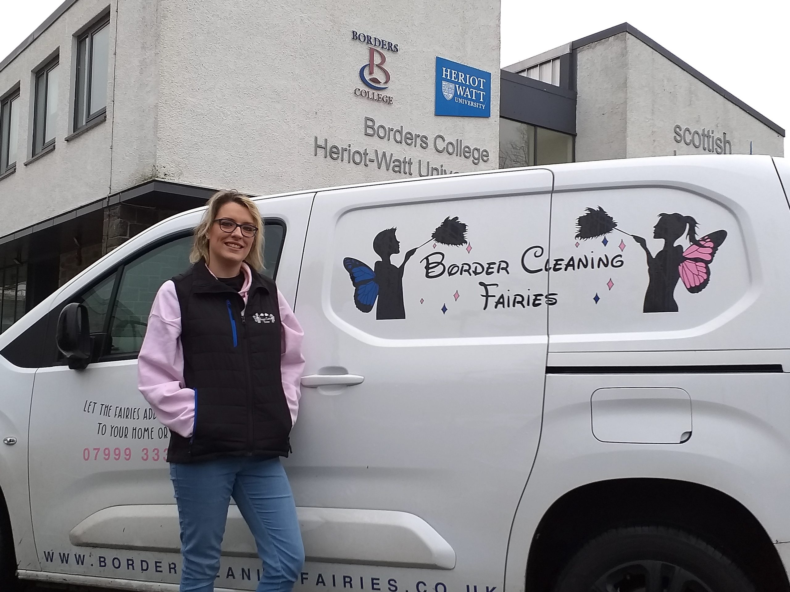 Clair’s cleaning fairies add a sparkle to her career