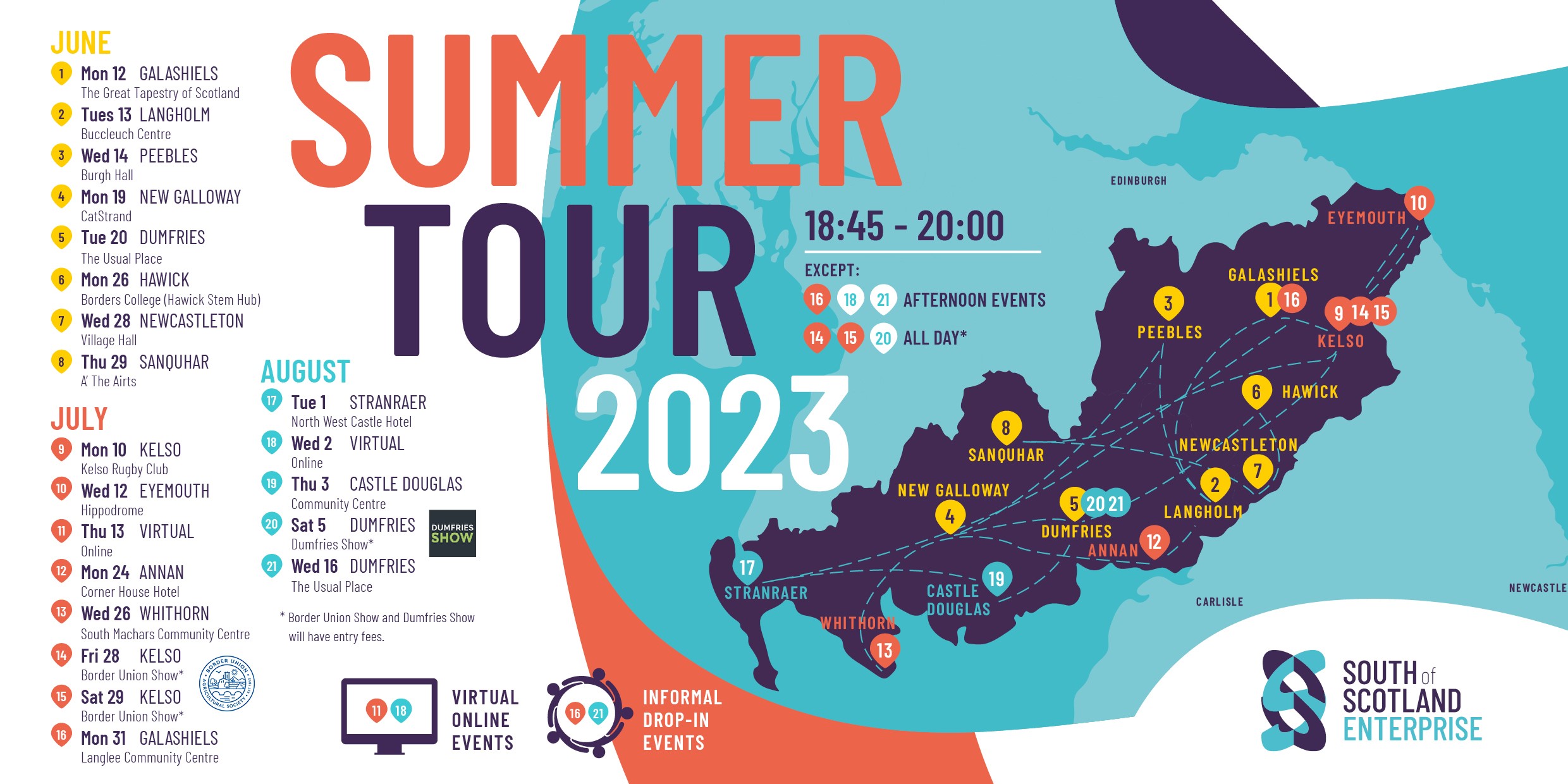 New SoSE events in the Borders!