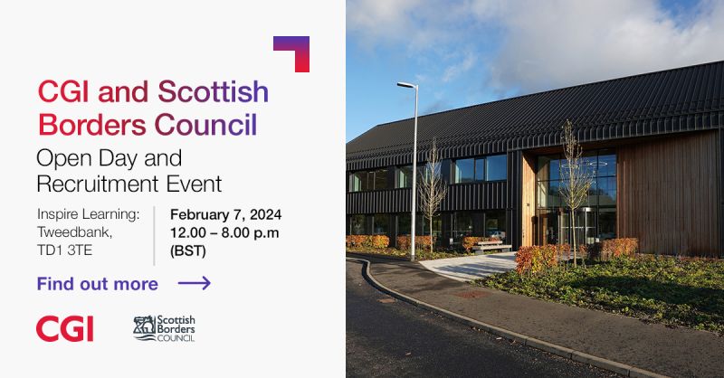 Borders Council: Recruitment Event & Open Day announced!